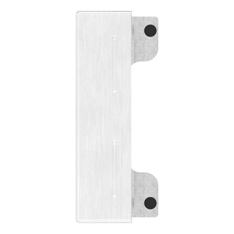 Stainless steel counter case square, for 72mm spacing, for welding, 40mm, AISI304