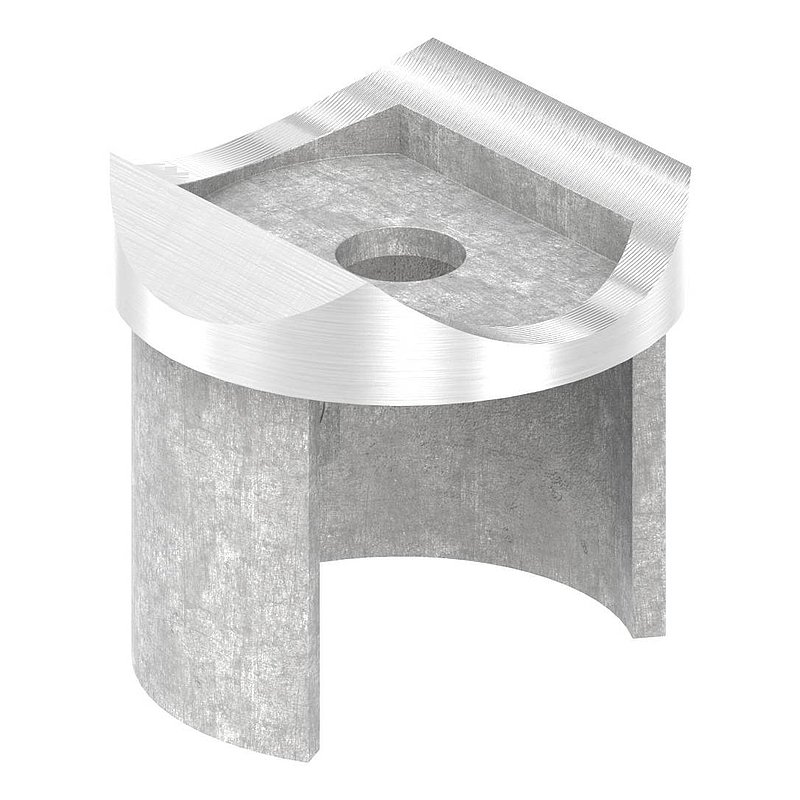 Adapter für Nutrohr-Anschluss 42,4mm, V4A