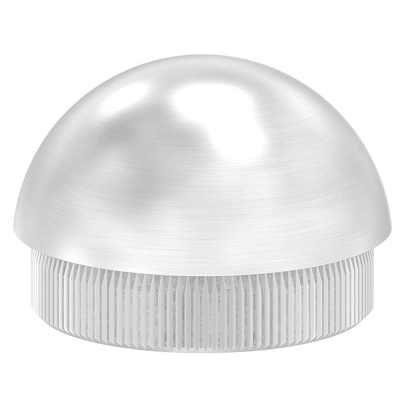 Bouchon pour extrémité de tube, pour tube 48,3x2,5mm, V2A