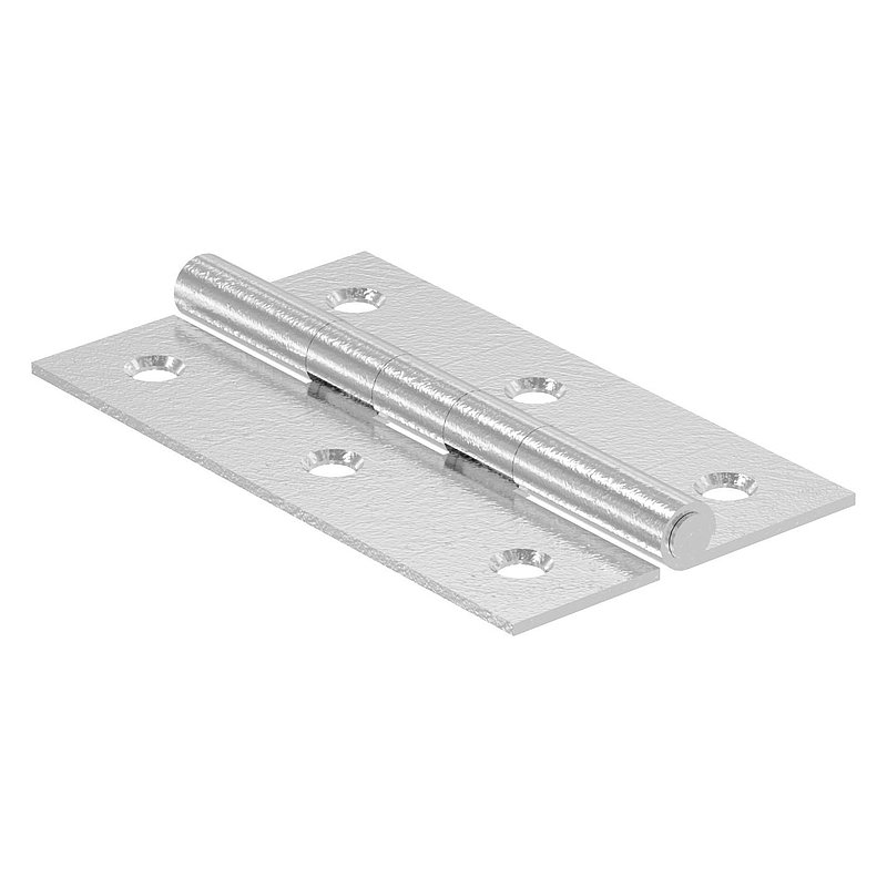 Stainless steel hinge 70x40mm with fixed pin