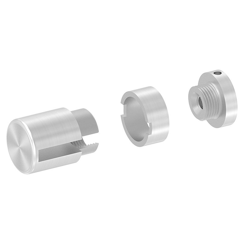 Brenk Grundhalter für Flachstäbe 30x6mm, V2A