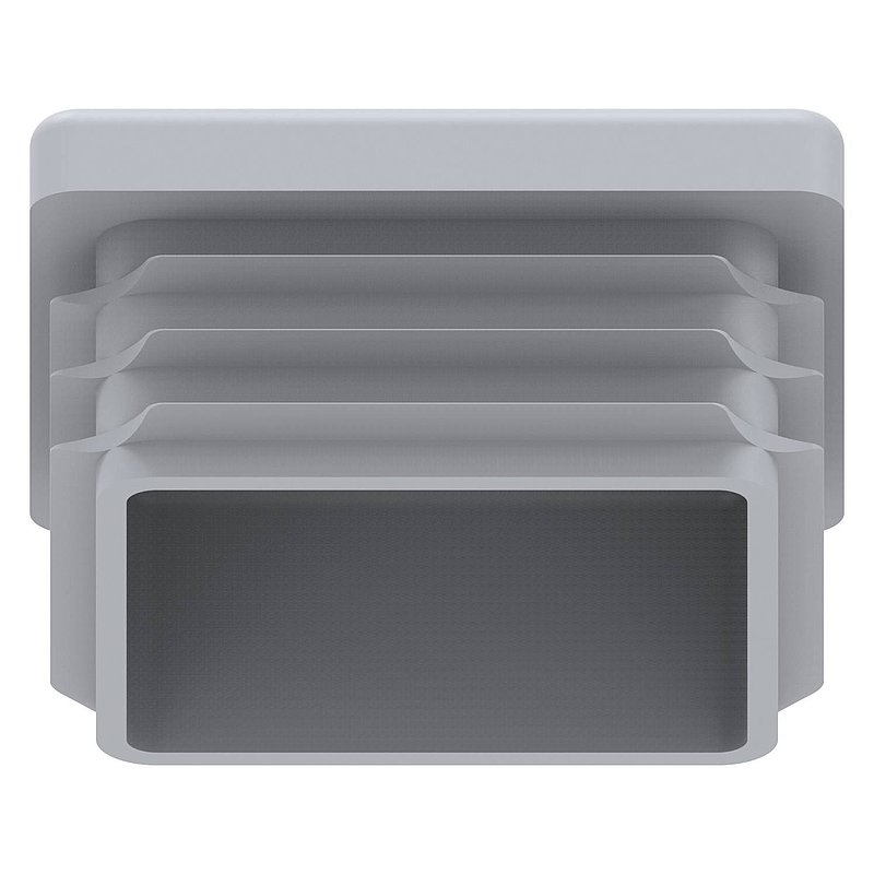 Plastic end cap for square tube 40x40mm