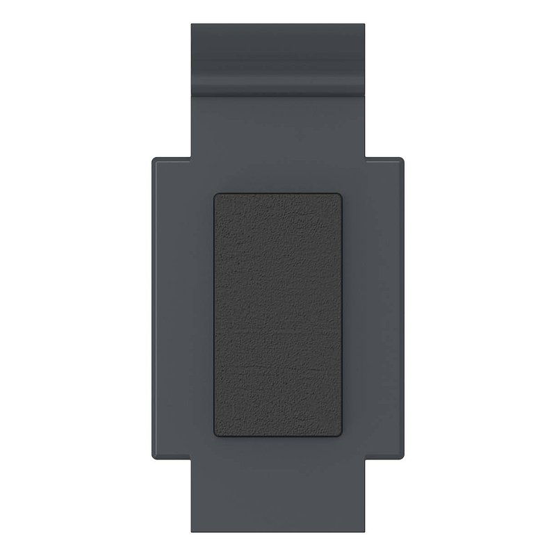 Sicherungsplatte für Mod. 34 , Zink roh pulverbeschichtet in RAL 7016 matt