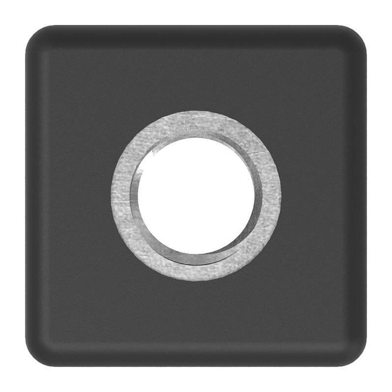 Bouchon plastique pour tube carré 20x20mm avec M8