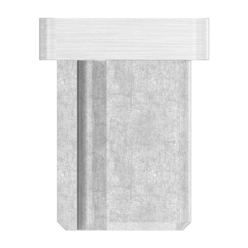 Capuchon à enfoncer, pour tube 60x20x2,0mm, V4A