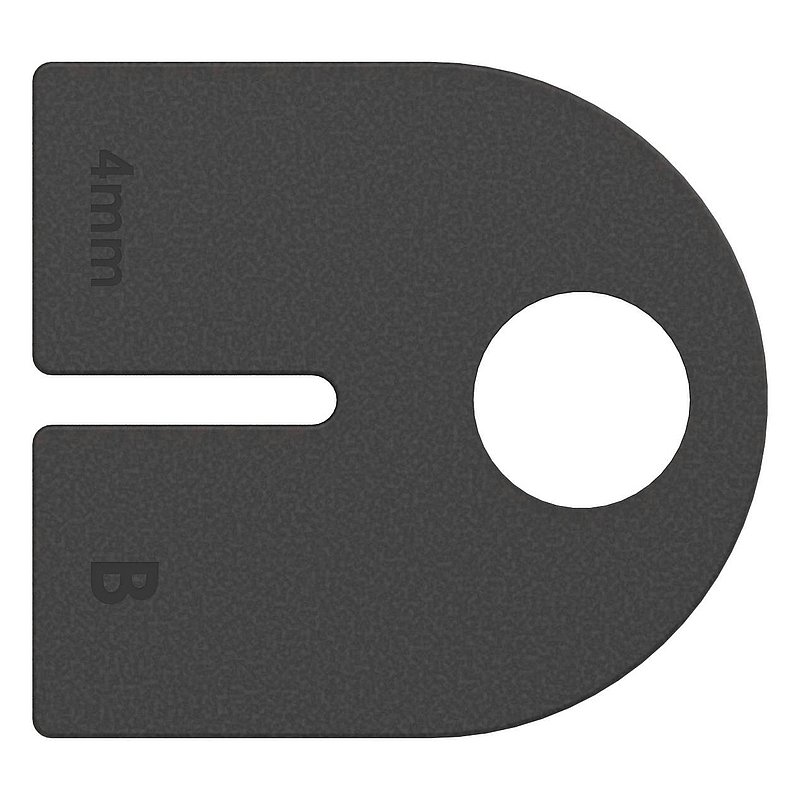 Rubber for Mod. 38, 4mm sheet metal