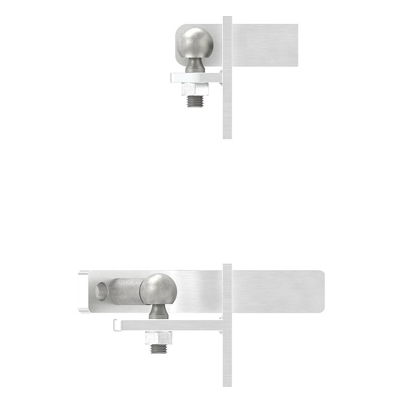lifting door hinge for metal posts, AISI304