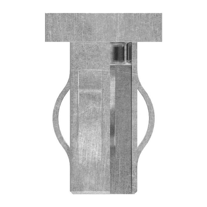 Stahleinschlagkappe, für, Rechteckrohr 40x20mm