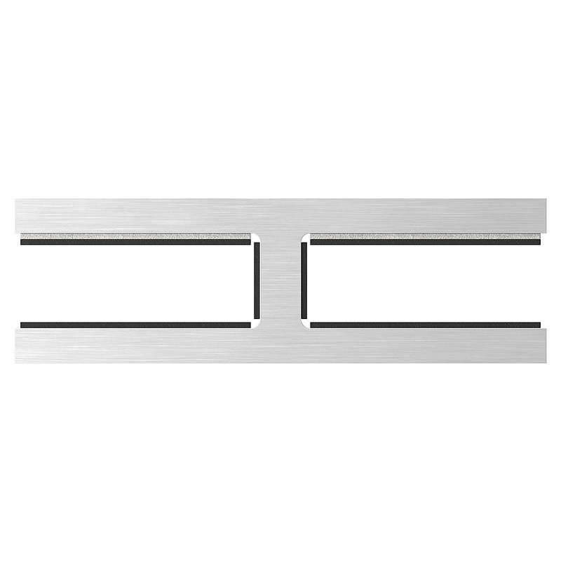 Glass connector, for glass 12 - 12.76mm, AISI316
