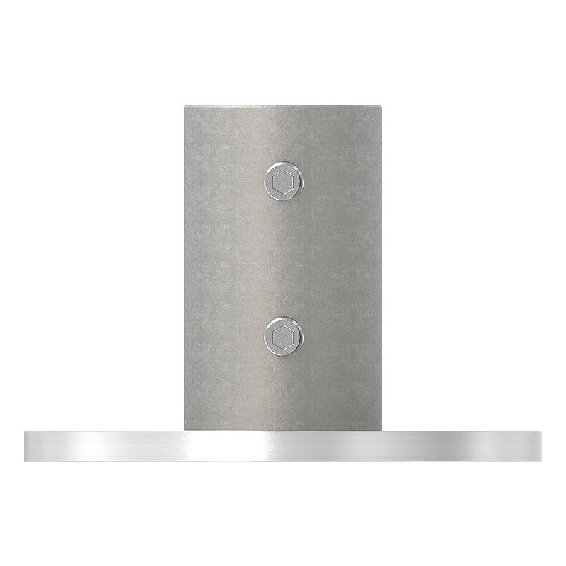 Wand- und Bodenanker, für Rohr 42,4x2,0mm, V2A