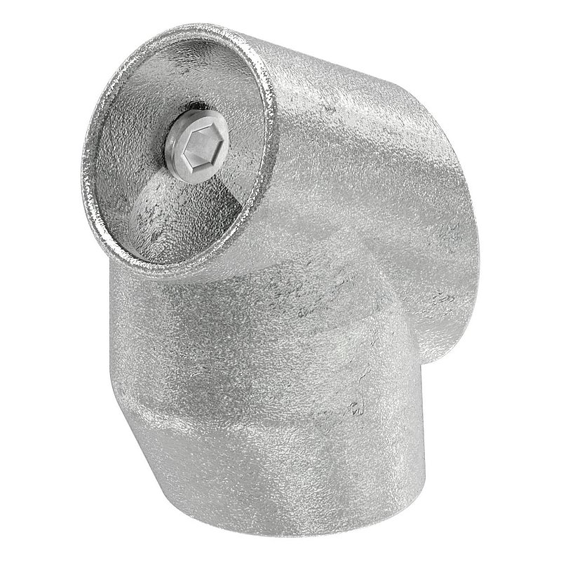 Raccord en T, angles de 30° et 60°, pour tube Ø 42,4mm