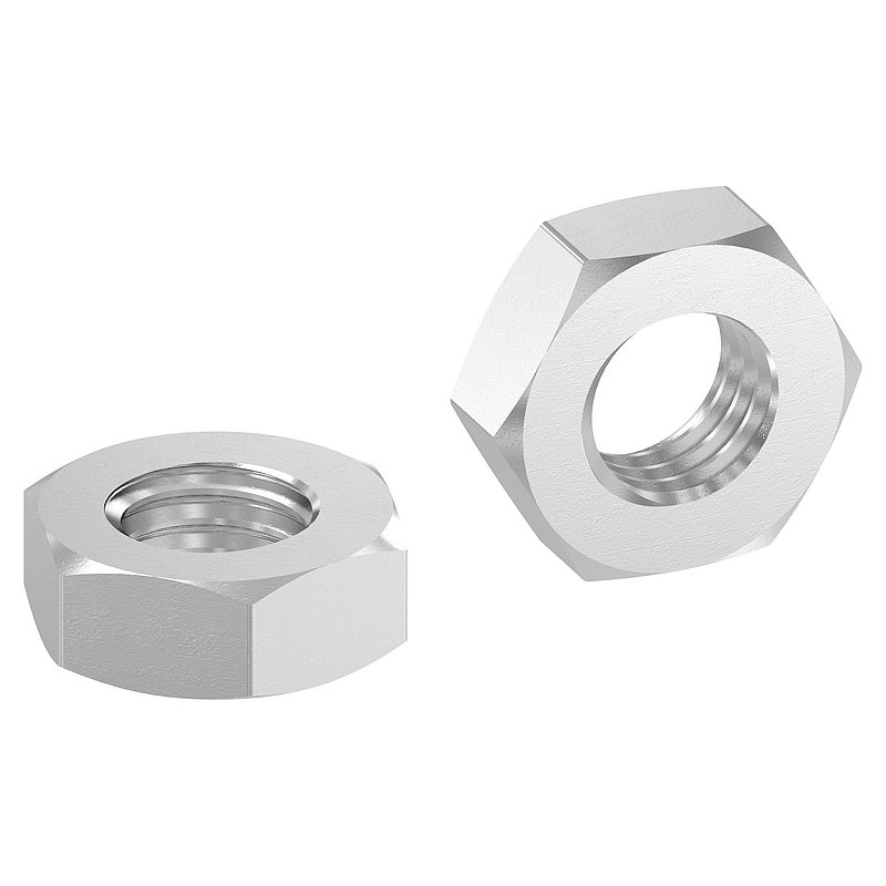 Écrou hexagonal bas M12, V2A