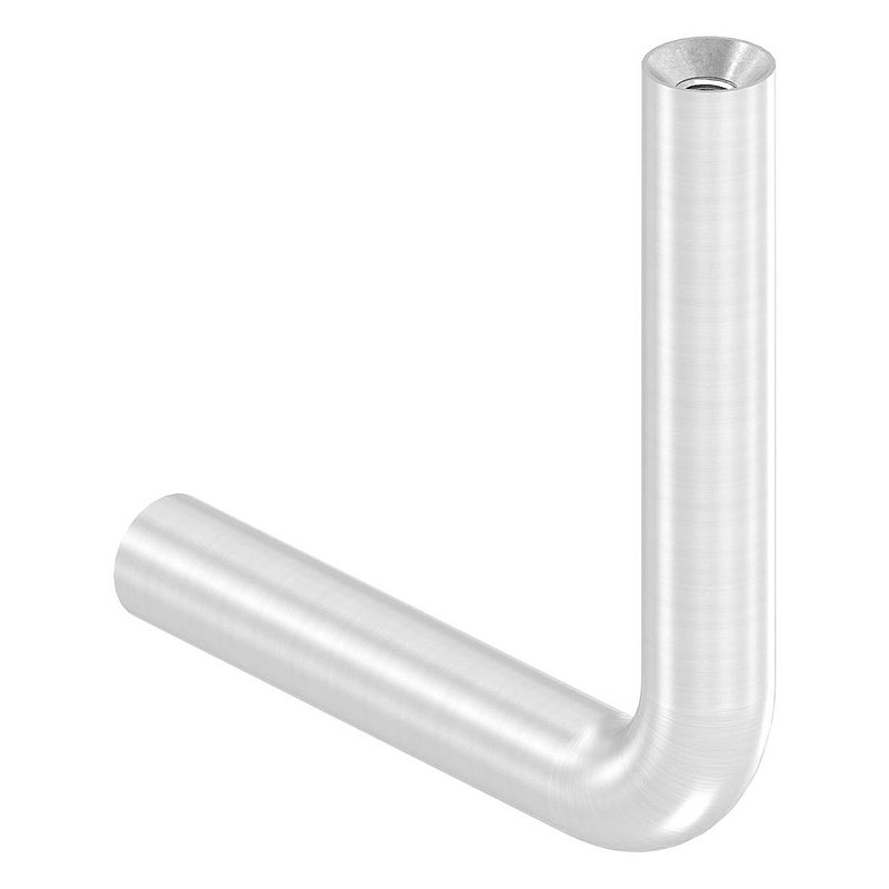 Bracket Ø 12mm, 90° bent, AISI304