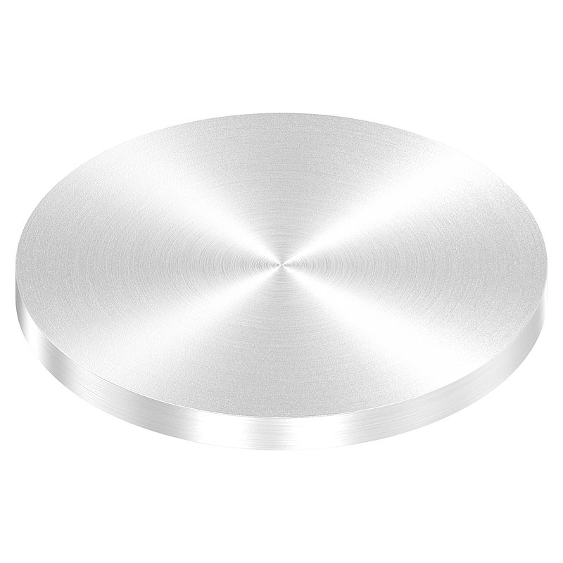 Ronde Ø 80x6mm, mit Rundschliff, V2A