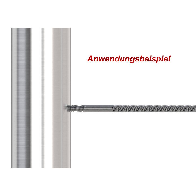 Câble acier inoxydable 7x7, Ø 8mm, V4A