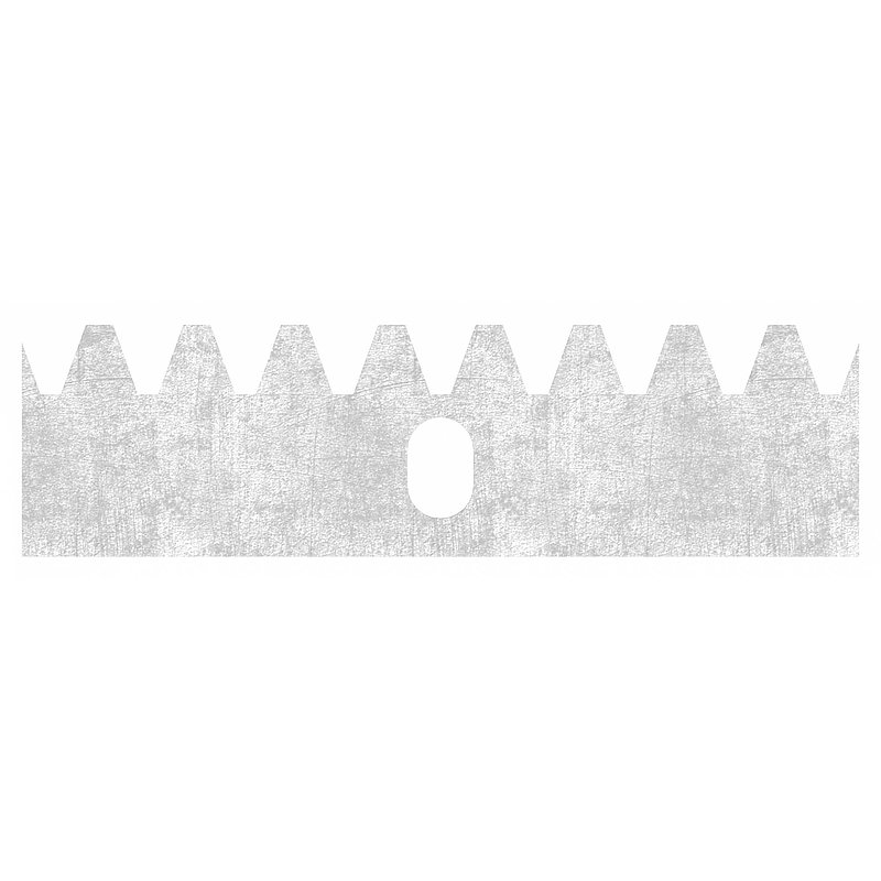 Crémaillère 30 x 12 mm, longueur 1m, matériel de fixation inclus, V2A