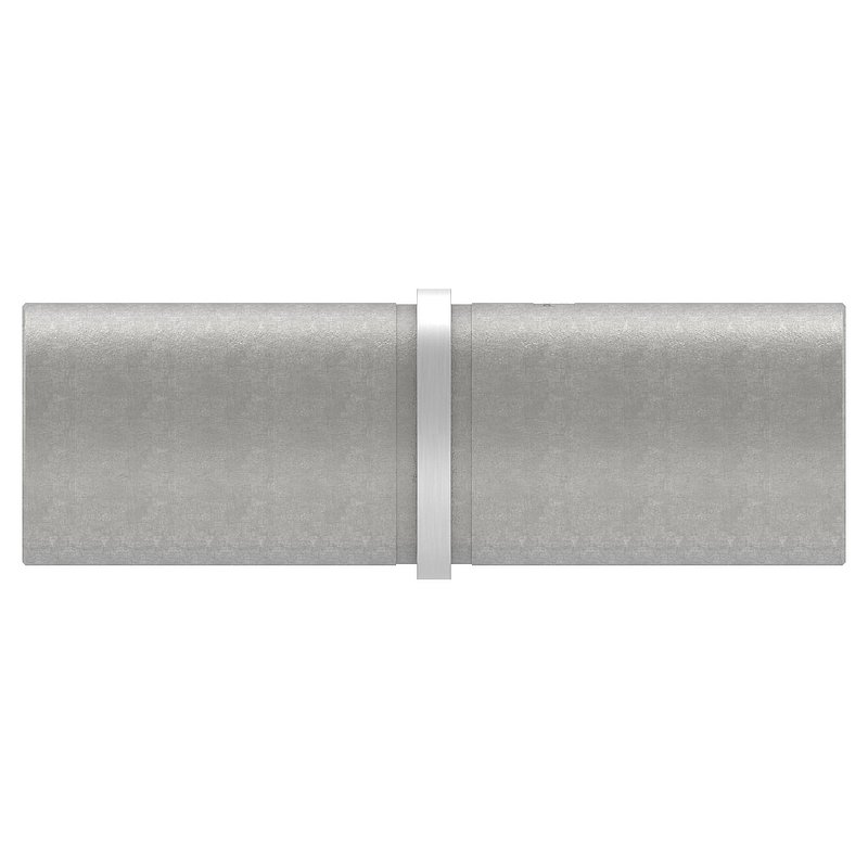 Connecting piece for tube 42.4x2.0mm, AISI304