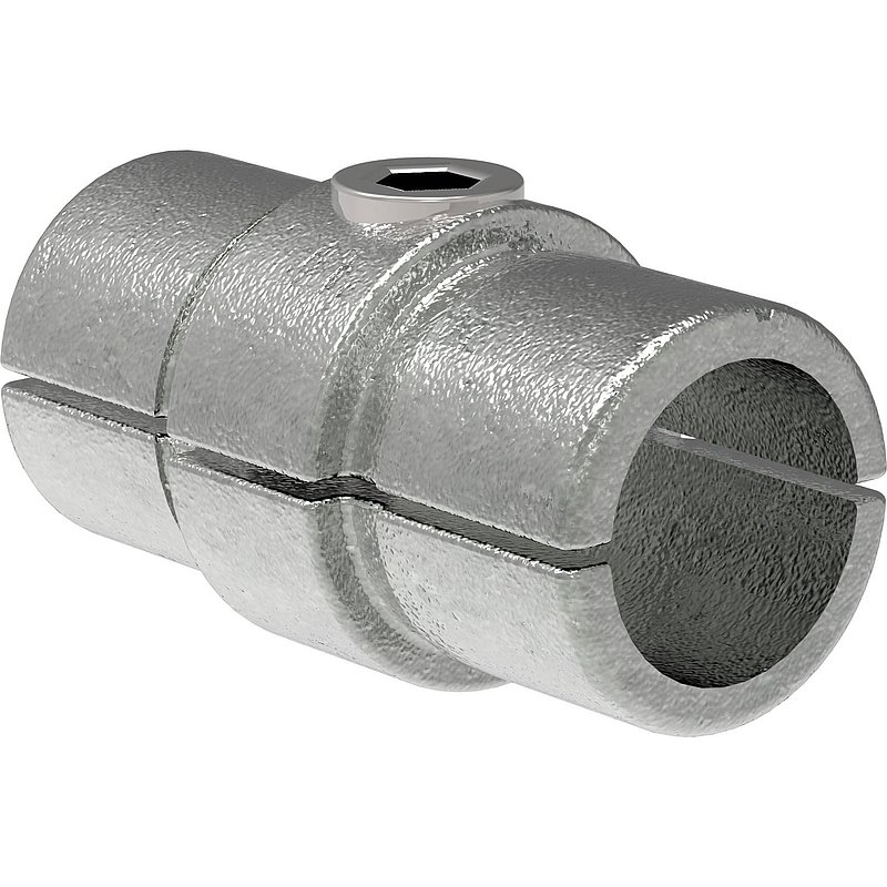 Verbinder, gerade, im Rohr, für Rohr Ø 48,3mm