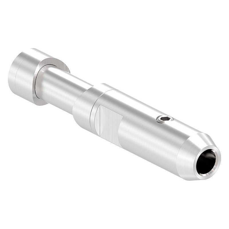 Cable holder for 6mm rope, AISI304