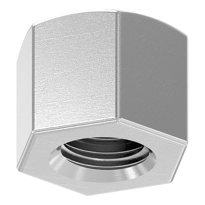 Écrou hexagonal borgne bas M8, DIN 917, V2A