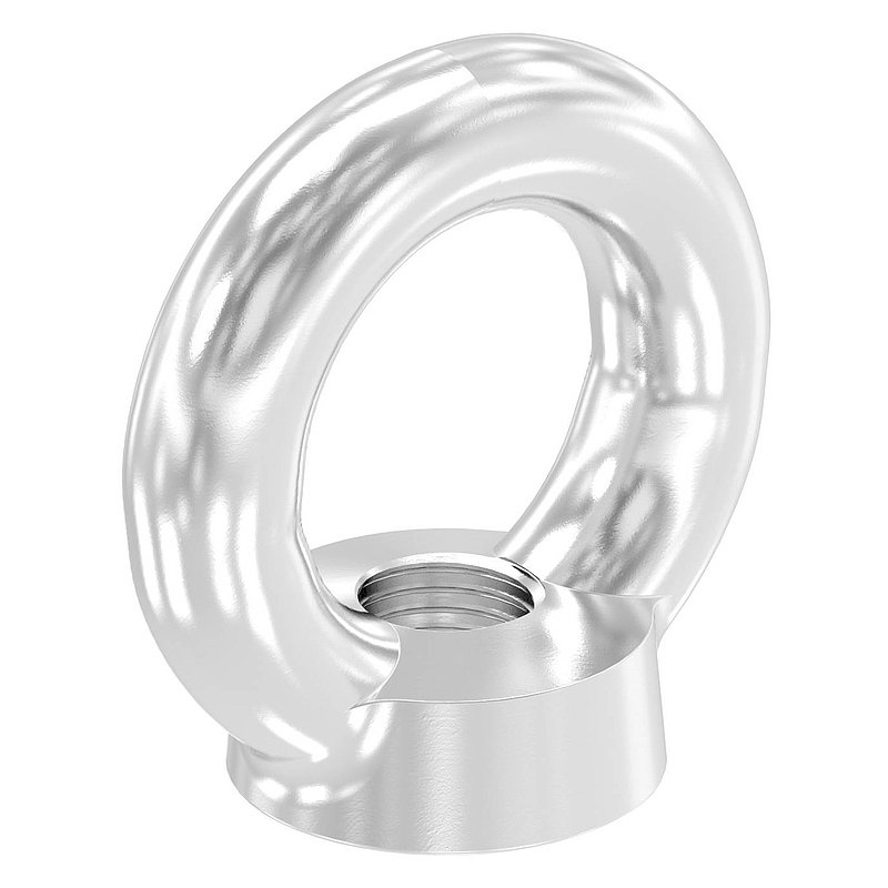 Ringmutter mit Innengewinde 16mm, V4A