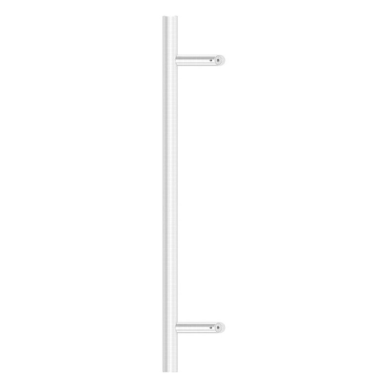 Poignée de porte avec support incliné à 45° avec L: 800mm, V2A