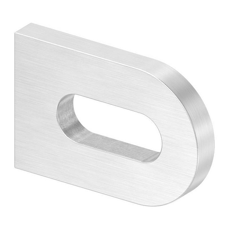 Weld-on bracket, 30x20x4mm, ground, AISI304