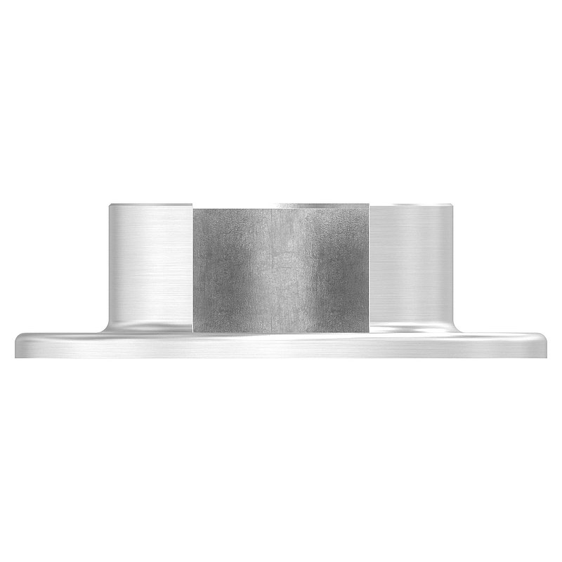 Wall mounting for grooved tube 60.3x1.5mm, AISI316
