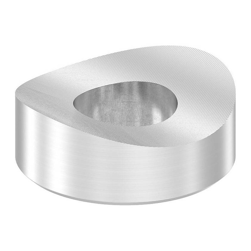 Ausgleichsstück (ohne Senkung) für Rohr 42,4mm, Ø 18mm, V2A