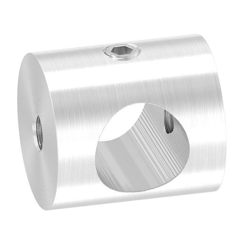 Support de lisse transversale (à monter entre deux fers plats) avec perçage Ø 12,2mm, V2A