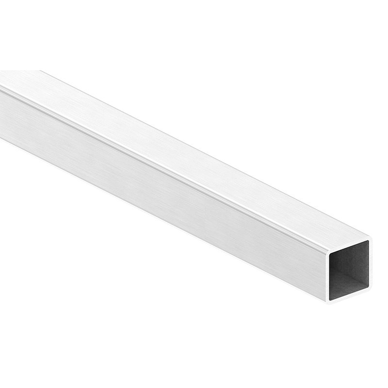 Square tube, 40x40x3,0mm, L: 6000mm, AISI304