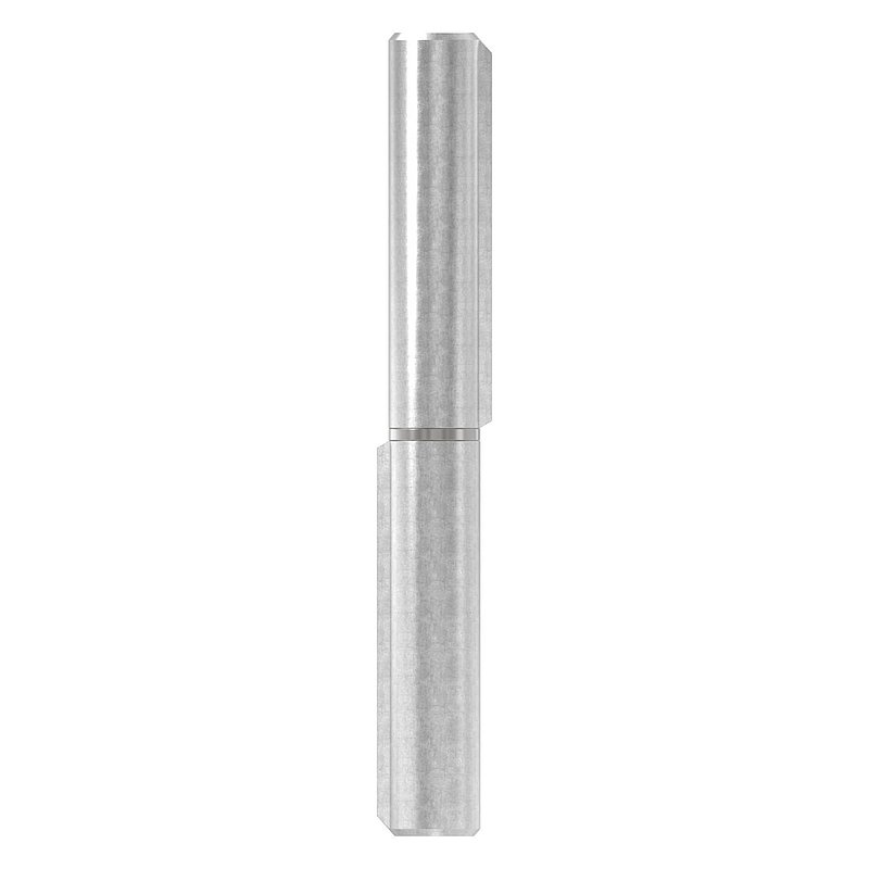 Weld-on strap, L: 140mm, with fixed pin, AISI304