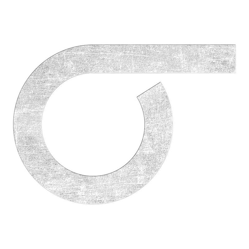 Anschweißband für Ø 16mm, L: 25mm