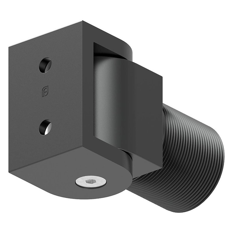 Self-closing hinge screwable without stop
