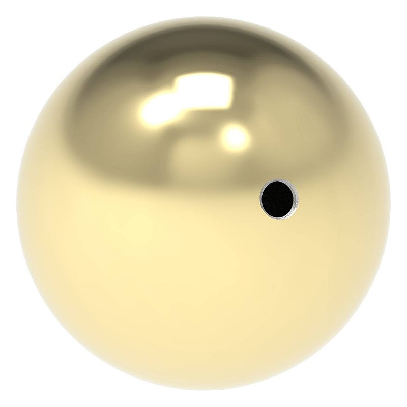 Messinghohlkugel Ø 70mm mit M8