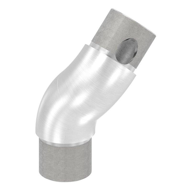 Rohrbogen 90°, verstellbar, für Rohr 33,7x2,0mm, V2A