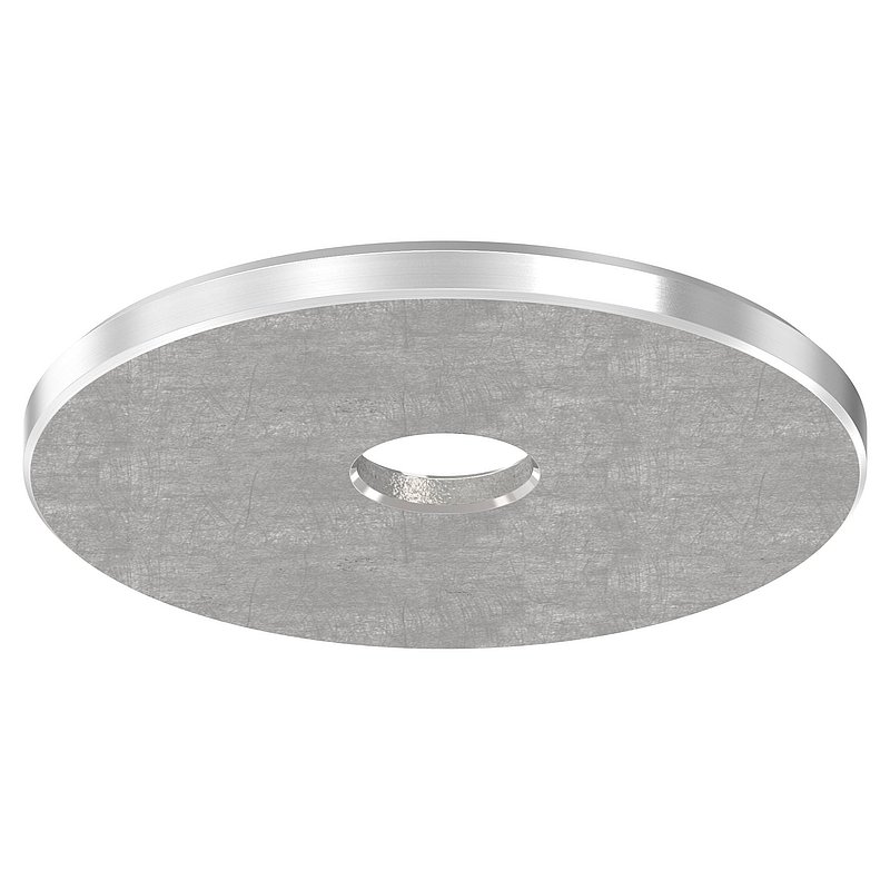 Adapterplatte Ø 60mm für Rohr 42,4mm, V2A