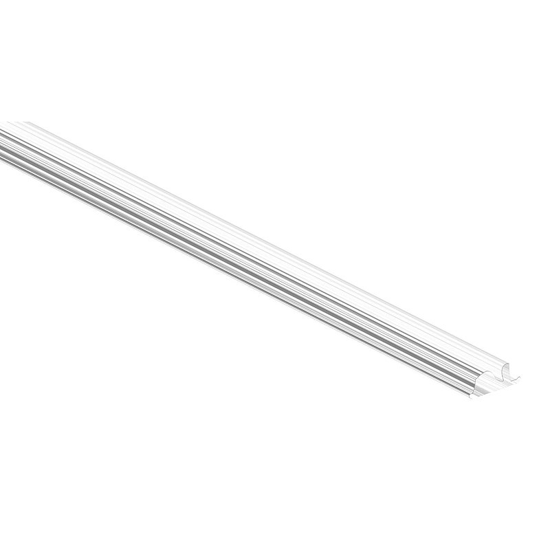 LED-Nutrohr LUNORA®, Linse für gerichtete Lichtverteilung, zum Einschieben in Abdeckung, L: 3000mm