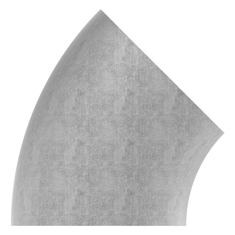 Coude à souder 45°, 76,1 x 2,9mm, 3D