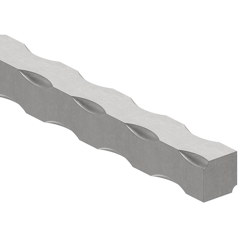 Vierkant S235JR, 16x16mm, L: 3000mm