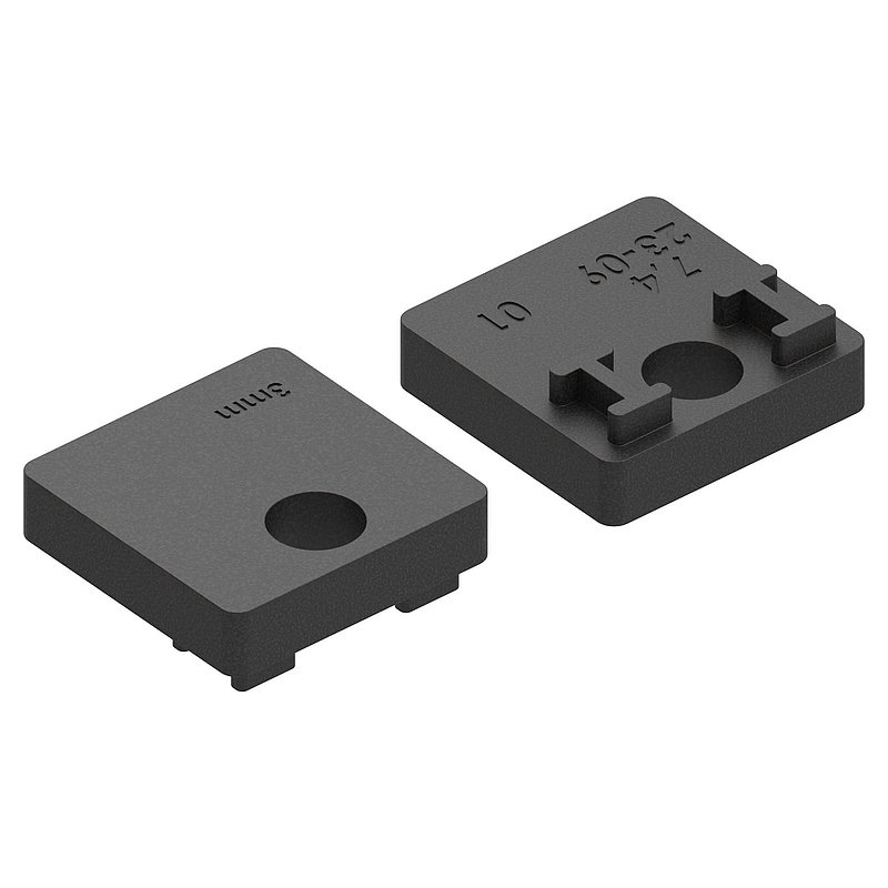 1 Paar Gummi für Mod. 36, für Blech 3,0mm