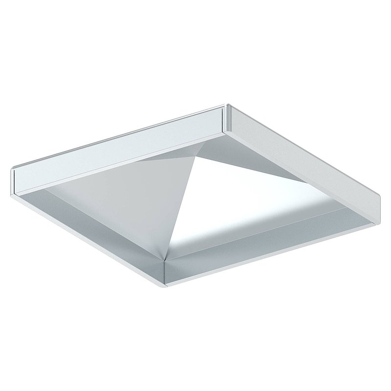 Capuchon pour tube 60x60mm, acier zingué