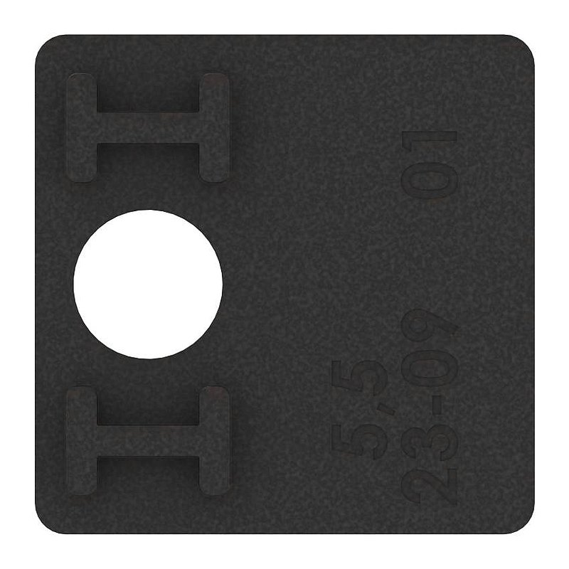 1 Paar Gummi für Mod. 36, für VSG-Glas 6,76mm