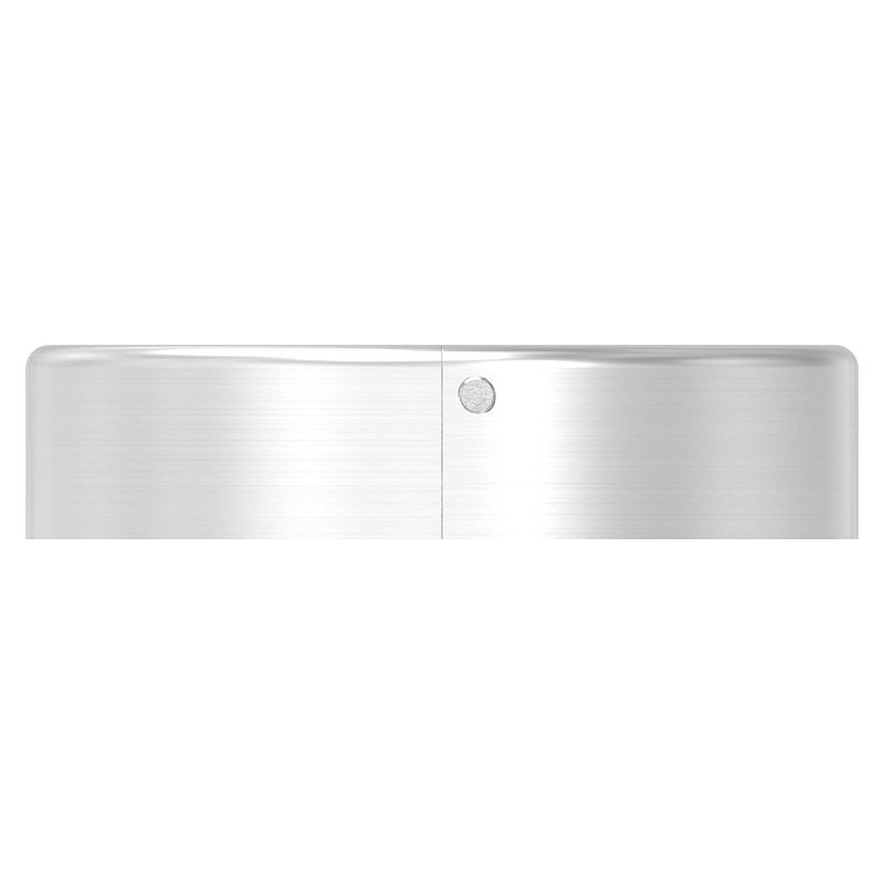 Rosace de recouvrement 105x25mm, perçage Ø 43mm, en deux parties, V4A