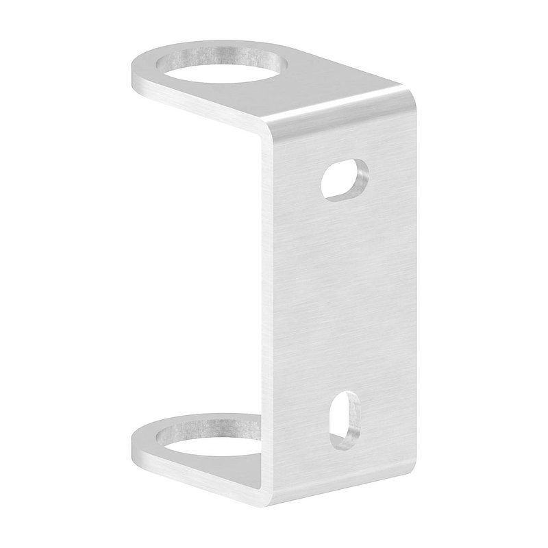 Wandbefestigung für Geländerpfosten 42,4mm, V2A