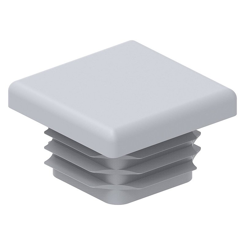 Kunststoffkappe für Quadratrohr 30x30mm