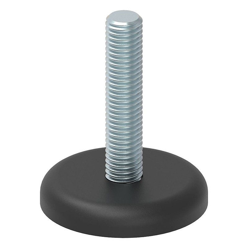 Levelling foot with floor levelling screw M10x50