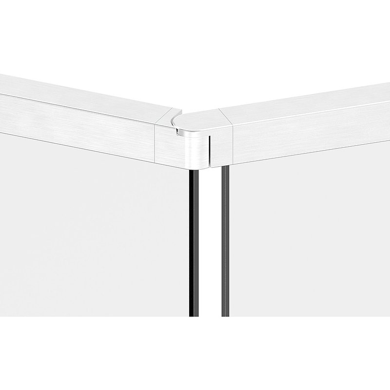 Verbinder flexibel für Quadratnutrohr 40x40mm, V4A