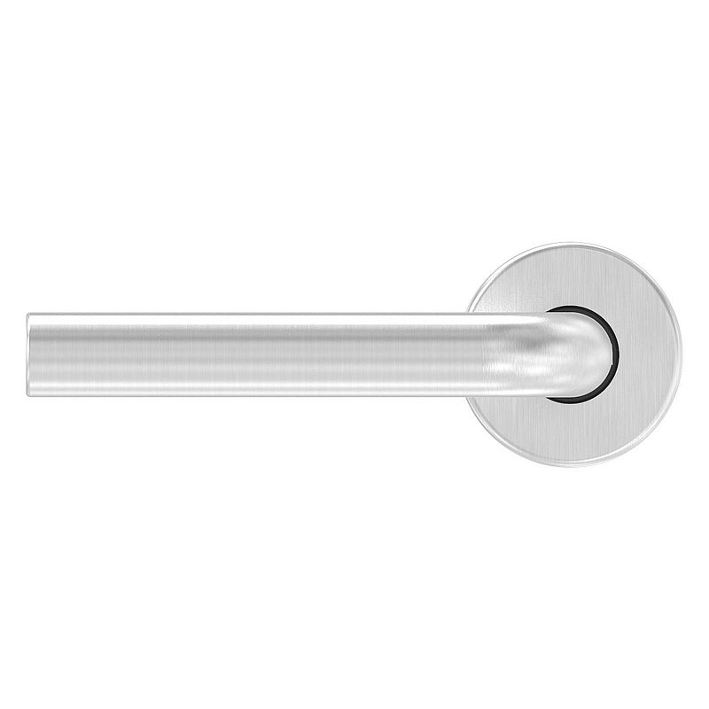 Pair of lever handles, rotatable, AISI304