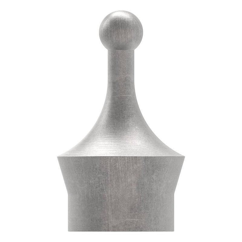 Kappe für Quadratstab 12x12mm, H: 50mm